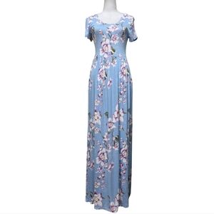 Viishow Dresses Viishow Womens Short Sleeve Empire Waist Maxi